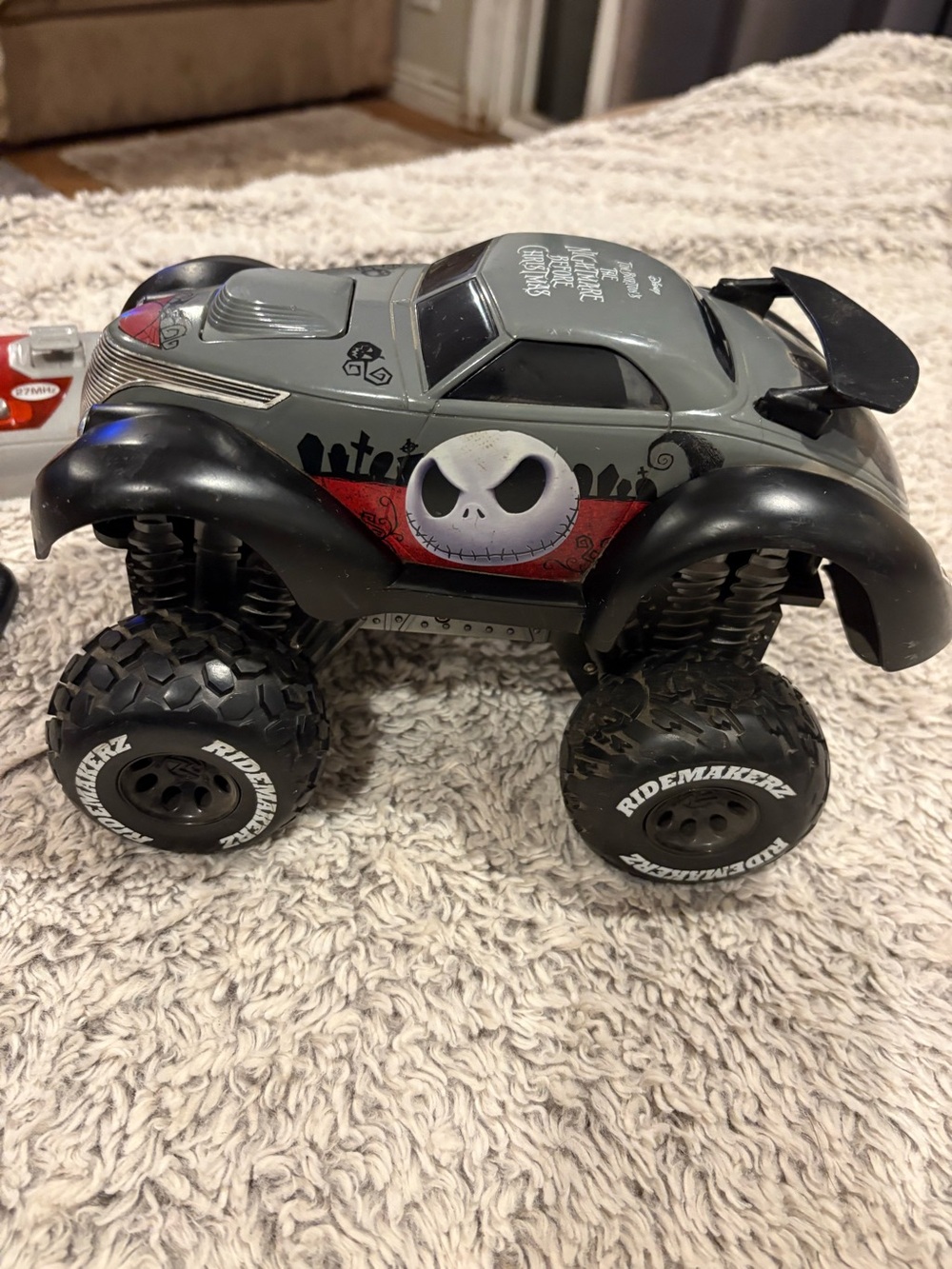 Ridemakerz‎ Nightmare Before Christmas RC Truck Kids  Grey Good Jack Skellington